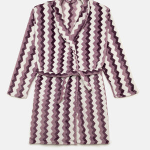 Minerva Women s Robe Jacquard FLEECE art.53082 - Image 1