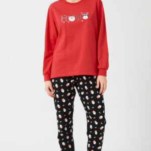 Minerva Men s & Women s Pyzama X-MAS HOHOHO! art.89901 - Image 1