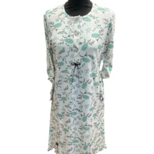 Nina Homewear Women s Nightgown Mini 100% Cotton Floral art. 415_24_25 - Image 1