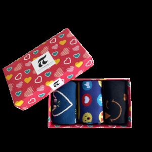 Pournara VALENTINE Gift Box Men s Socks Set 3 pcs. art. 2823 - Image 1