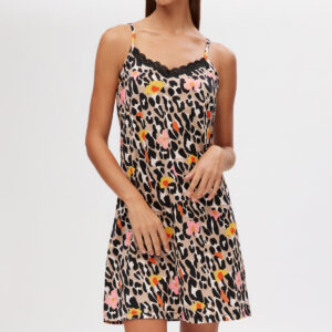 Minerva Women s Nightgown Animal-Lace art.53149