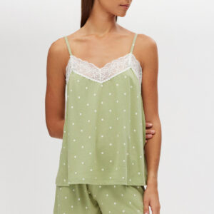 Minerva Women s Pyzama Thin Strap-Lace Top & Shorts art.53166 - Image 2