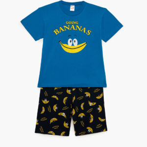 Minerva Pajamas for Boys Short Sleeve-Shorts Bananas art.62367 - Image 1
