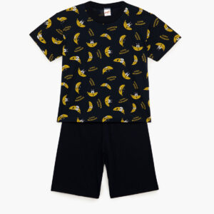 Minerva Pajamas for Boys Short Sleeve-Shorts Bananas art.62367 - Image 2
