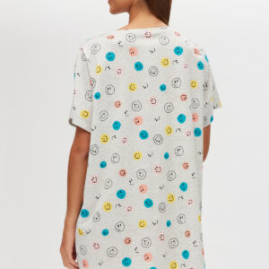 Minerva Γυναικείο T-Dress Mini SMILES art.53121 - Image 3
