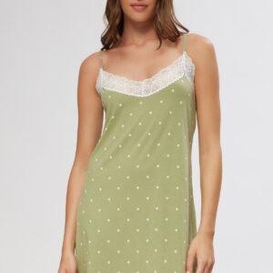 Minerva Women s Nightgown Lace Mini art.53167 - Image 2
