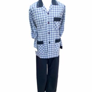 Homewear Men s Pyzama Buttons Long Sleeve Nikiforos art.1712 - Image 4