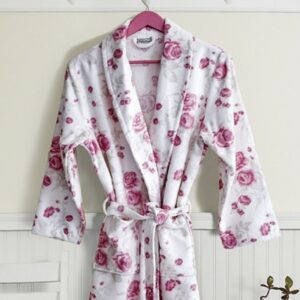 Klotsotiras Bathrobe Velvet "Rosa" 100% Cotton art.84 - Image 1