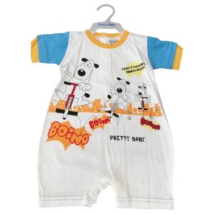 Boy s Jumpsuit Short Sleeve / Short Pants "Boing Boing" Pretty Baby art.2525